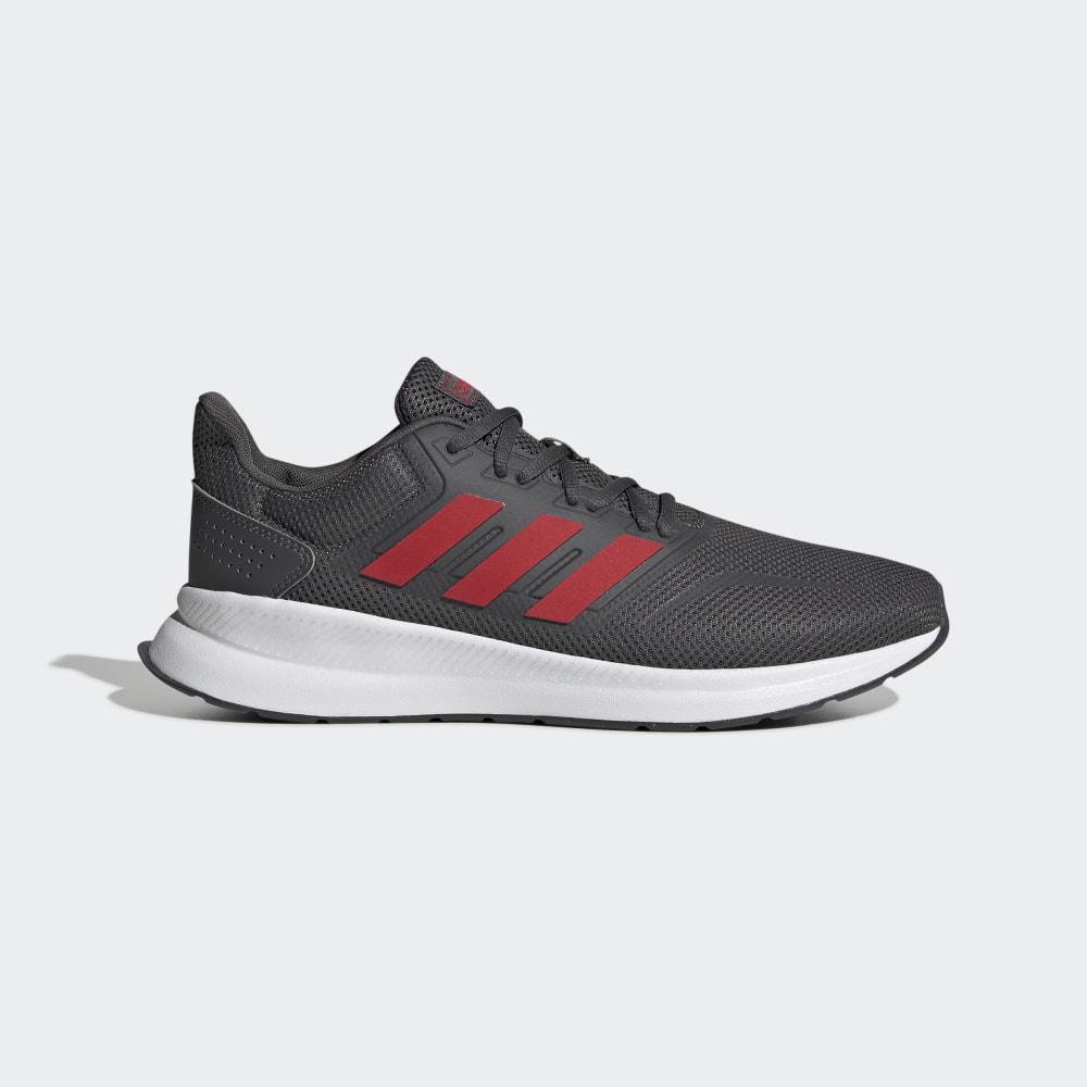 Adidasi Alergare Adidas Runfalcon Barbati Romania - Gri/Rosii Inchis/Albi EG8602
